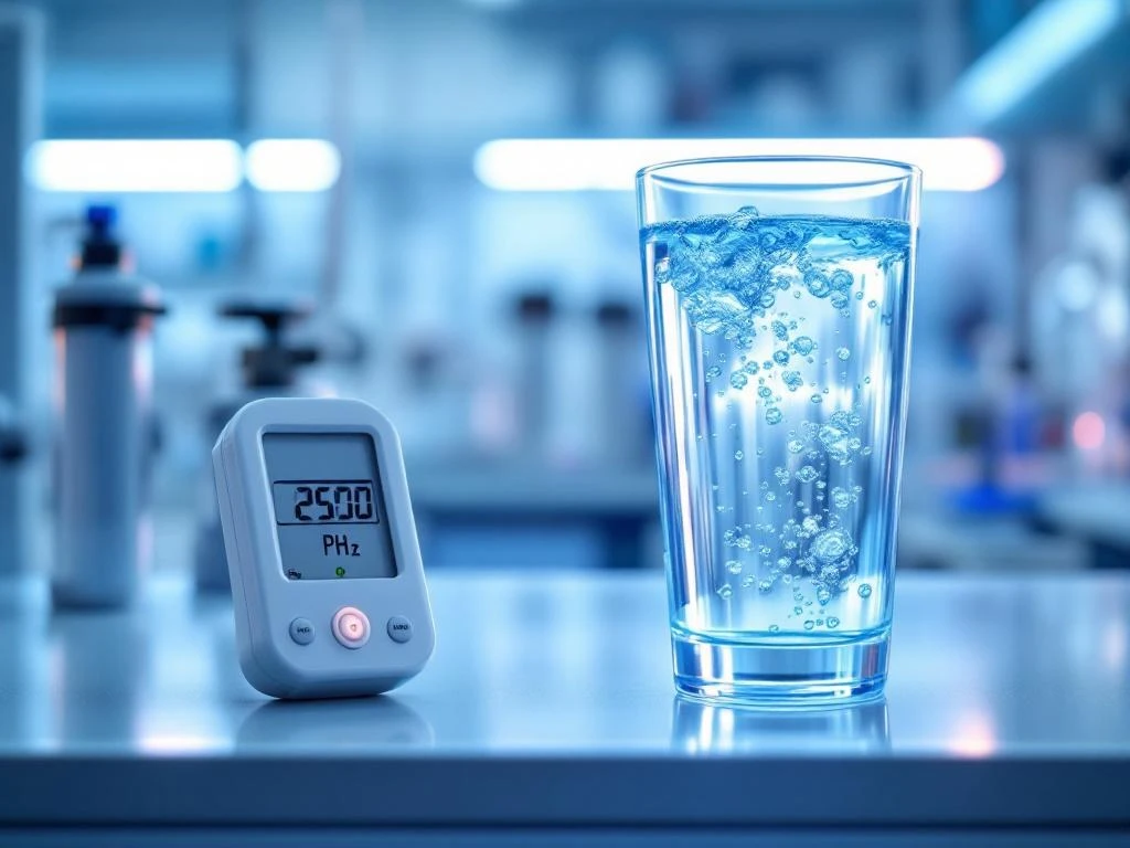 water-kwaliteit-analyse-ph-meter-laboratorium.jpg Helder glas water met pH-meter op laboratoriumtafel, wetenschappelijke apparatuur op achtergrond voor waterkwaliteitsanalyse