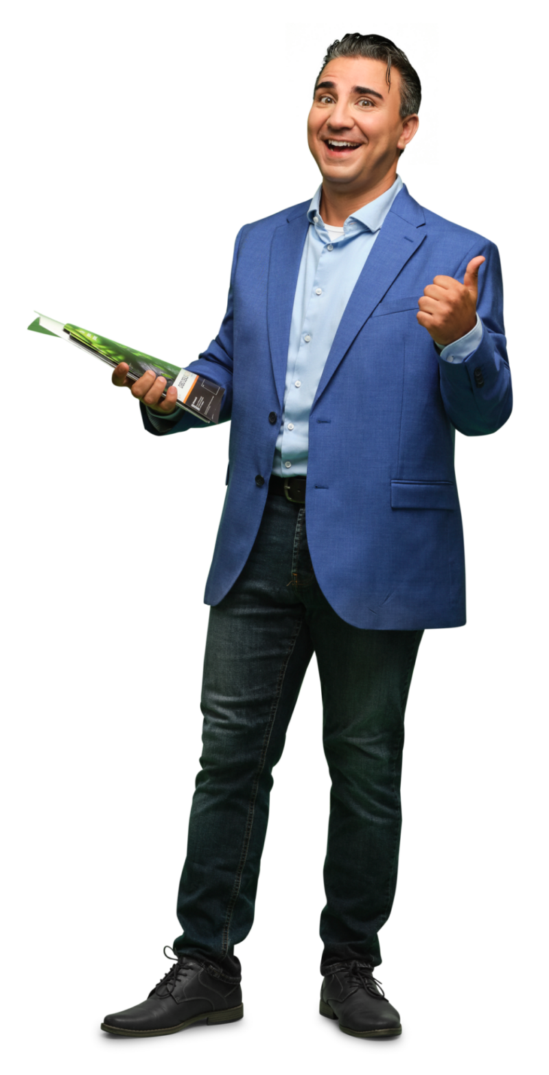 Accountmanager van schoonmaak groothandel Hijman voert adviesgesprek met klant